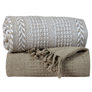 Hand Woven Throw Blanket (Set of 2)