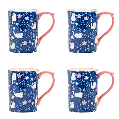 10 Strawberry Street Lylah Mug, Curious Kitty