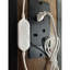 Industrial Metal Bed Frame With 4 Drawers And Led Light Head Board And Charging Ports-112373311