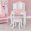 Ensemble de coiffeuse et tabouret Teamson Kids Star avec miroir