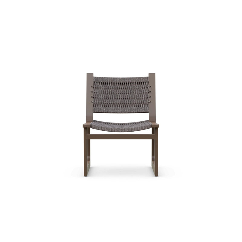 Cozumel Dining Chair, Matte Bronze/Morel