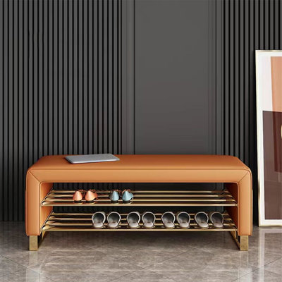 47.2in Shoe Change Stool Shoe Bench