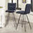 Vangorder Swivel Upholstered Counter Stool with Metal Frame-765847809-787392550