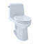 Toilette allongée une pièce 1,28 GPF TOTO® Eco UltraMax®, coton blanc-99213437-99213439