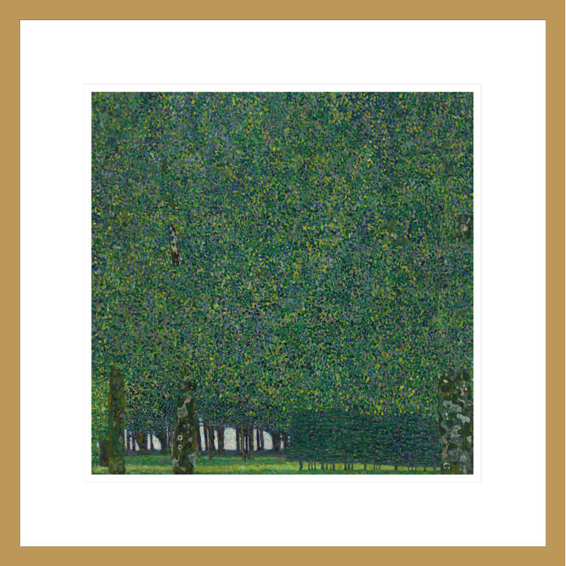«The Park» par Gustav Klimt - estampe numérique encadrée, H 17,77 po x l 17,75 po