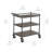 3-Tier NSF Utility Cart with Shelf Liners-110336917