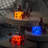 6" LED Dice Cube Light, 16 Colours Cube Lamp with Remote, Rechargeable Bar Table Party Light Lamp