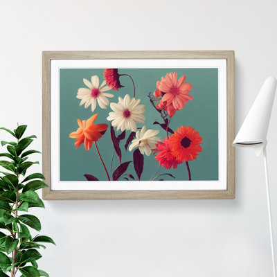 Enthralling Flowers 1 Piece Single Picture Frame Wall Art