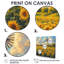 Tournesols au moulin à vent en été II - décoration murale florale-286243542-286243543-286243560