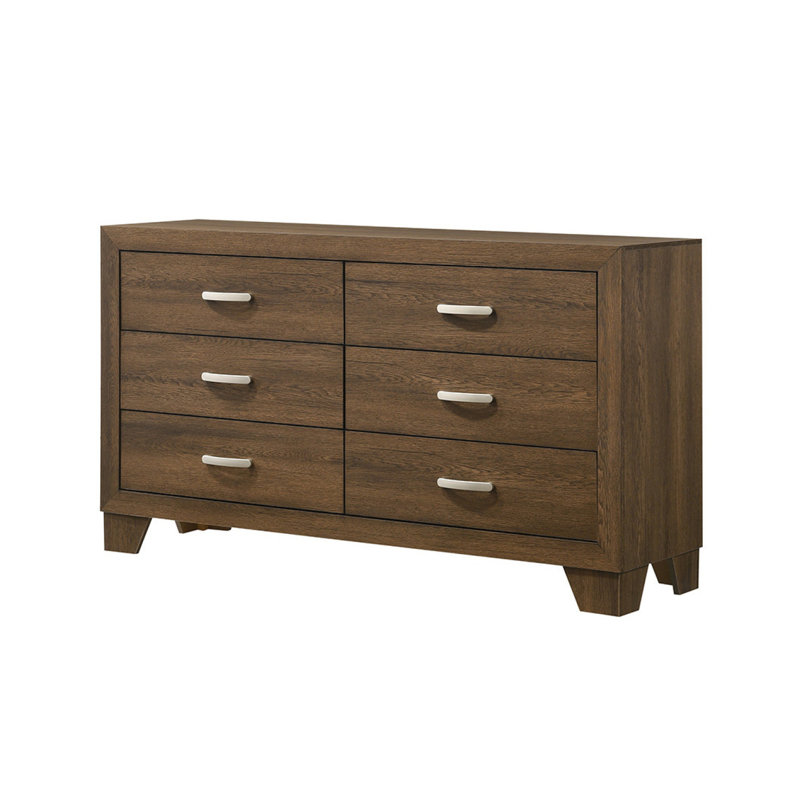 Commode à finition chêne Miquell