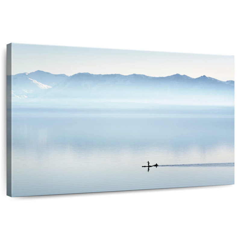 Alvord Paddleboarding In North Lake, 32" H x 48" W