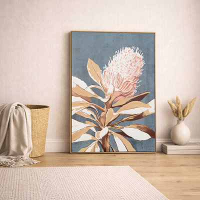 Floral Impression, Hand Painted Canvas