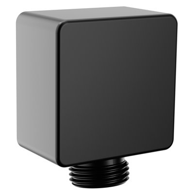 WALL SUPPLY ELBOW MATTE BLK