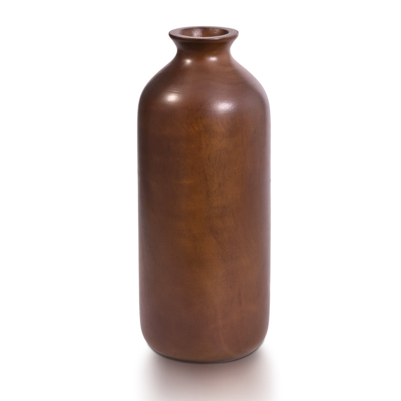 Brianni Handmade Wood Table Vase
