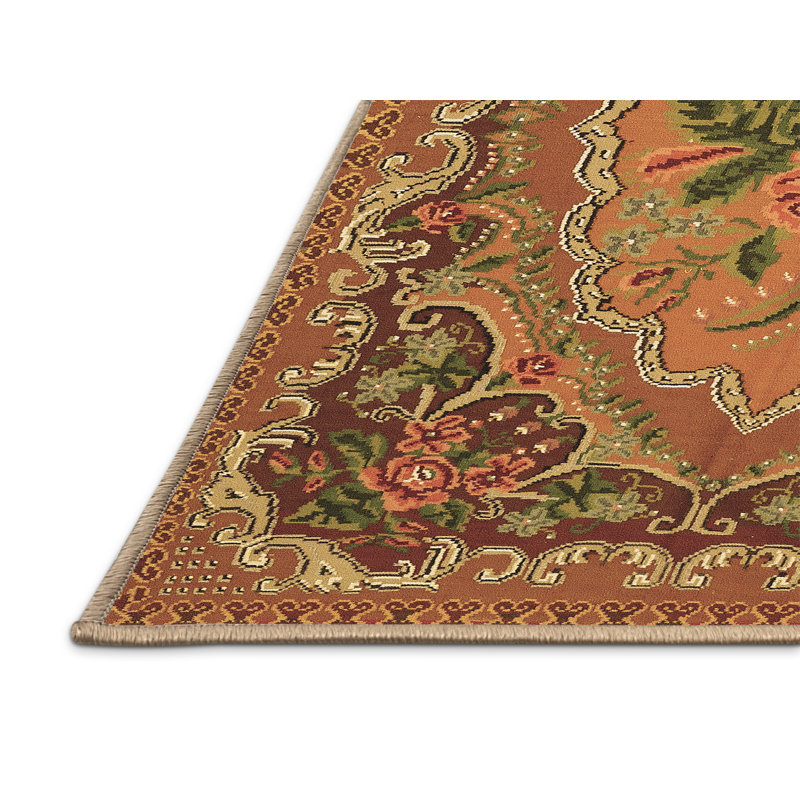 Andriette Performance Oriental Indoor Rug, Rectangle 3' x 5'
