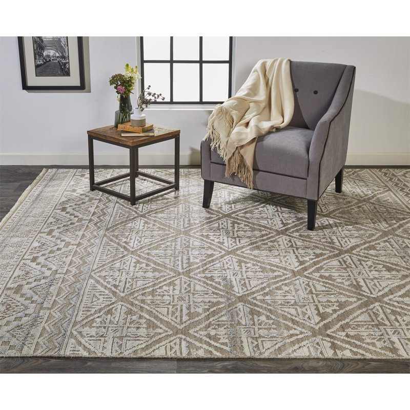 Authement Abstract Indoor Rug, Rectangle 11'6" x 15'