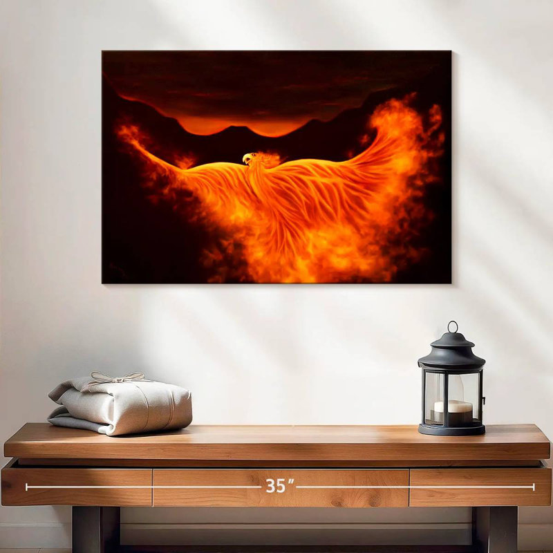 Kelan Phoenix Rising, 16" H x 24" W