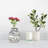 Dinita Round Blue Spot Ceramic Table Vase