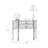 Solid Wood Half-circle Console Table-310137233-310137235