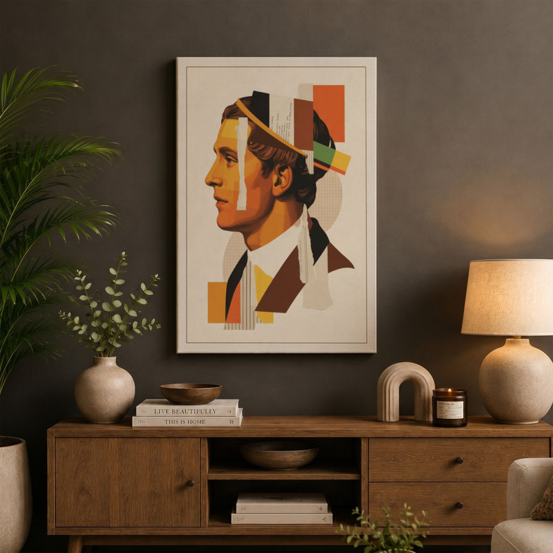 Print, 24x16 - 61.0 x 40.6 cm, Ochre Border