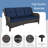 Anahit 73'' Wide Straight Wicker Patio Sofa with Cushions-1515185034