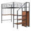Lit mezzanine en métal avec bureau Prestidy Zephyr-555878073