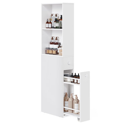 Slim Bathroom Storage Cabinet