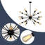Lustre sphérique spoutnik 18 lumières Hajirah-607070912
