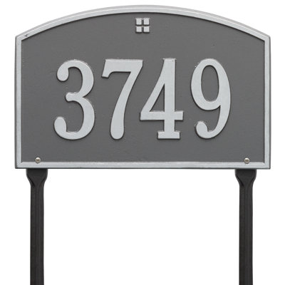 Cape Charles 1-Line Lawn Address Sign