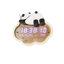 Horloge murale Panda, jolie décoration murale silencieuse, décoration murale créative pour chambre d'enfant, décoration de chambre d'enfant