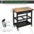 Solid Wood Kitchen Cart