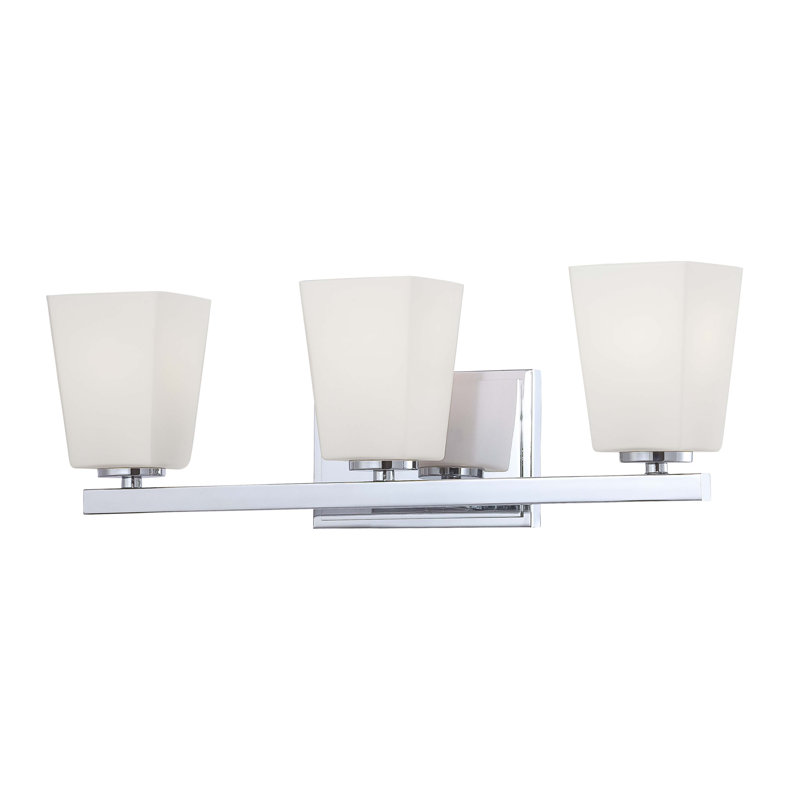 Éclairage pour meuble-lavabo 3 lumières Jandreau, Chrome