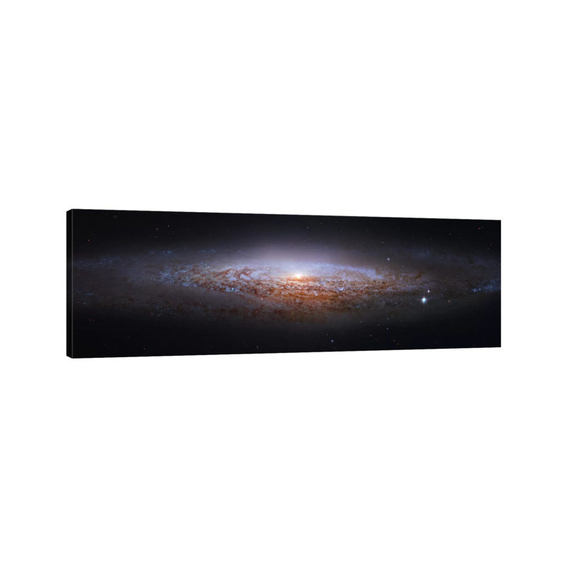 Spiral Galaxy In Lynx, Mosaic From Hubble Legacy Archive (NGC 2683) I by Robert Gendler - Wrapped Canvas Panoramic Print