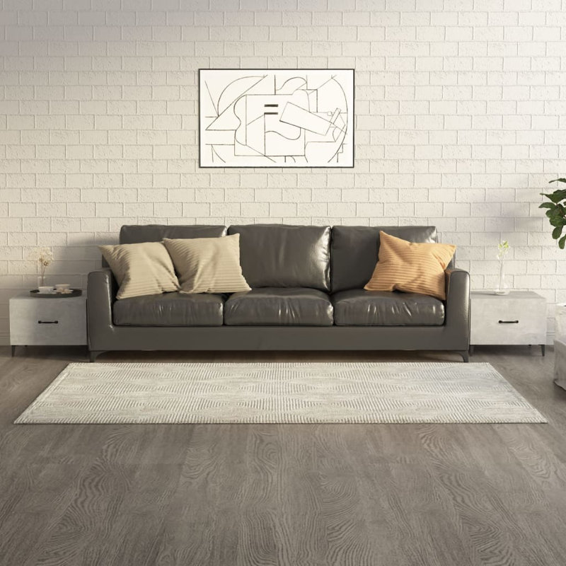 Izzybella Four Leg Coffee Table with Storage, Concrete Grey