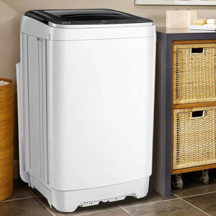  Frestec Portable Washing Machine, 1.38 Cu.Ft. Full-Automatic  Small Washer, 2 in 1 Compact Laundry Washer, 8 Wash Cycles 3 Water Level  Selections, Perfect for Apartment, Home, Dorm (1.38 Cu.Ft.) : Appliances