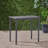 Outdoor Minimalist Acacia Wood Rectangle Bar Table-489177630