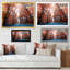 Mustic Red Fall Forest - Décoration murale traditionnelle sur toile-2112664953-2112664945