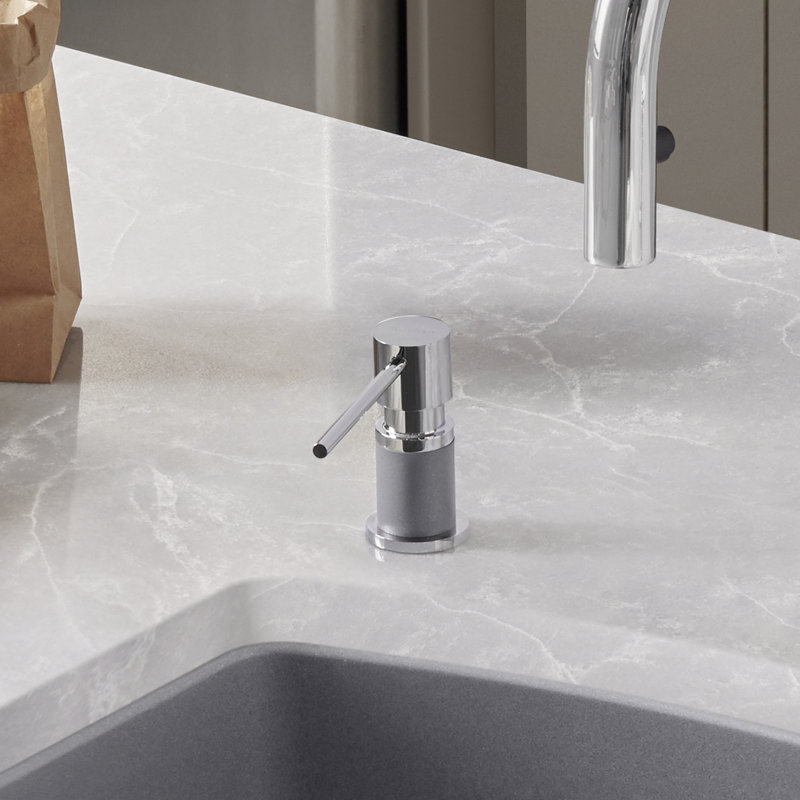 Lato Soap Dispenser, Metallic Gray