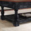 Table basse à plateau relevable avec rangement