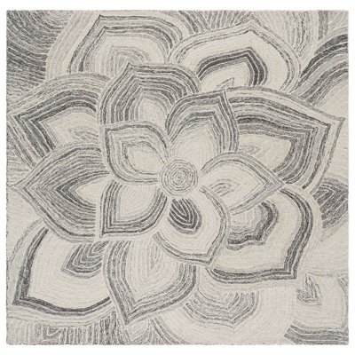 Jardin Hand Tufted Wool;Cotton Geometric Indoor Rug