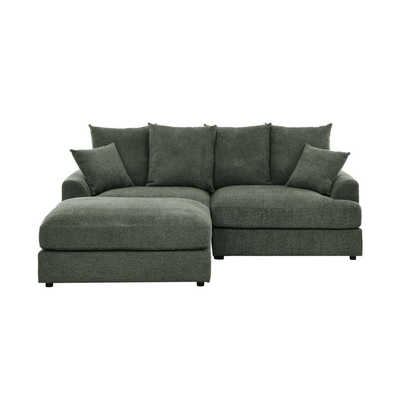 Arden Cloud Modular Sectional, Green