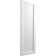 True Fit PVC Single Panel Herringbone Modern Style Fixed Mount Shutters