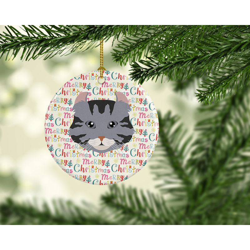 Figurine de Noël American Curl
