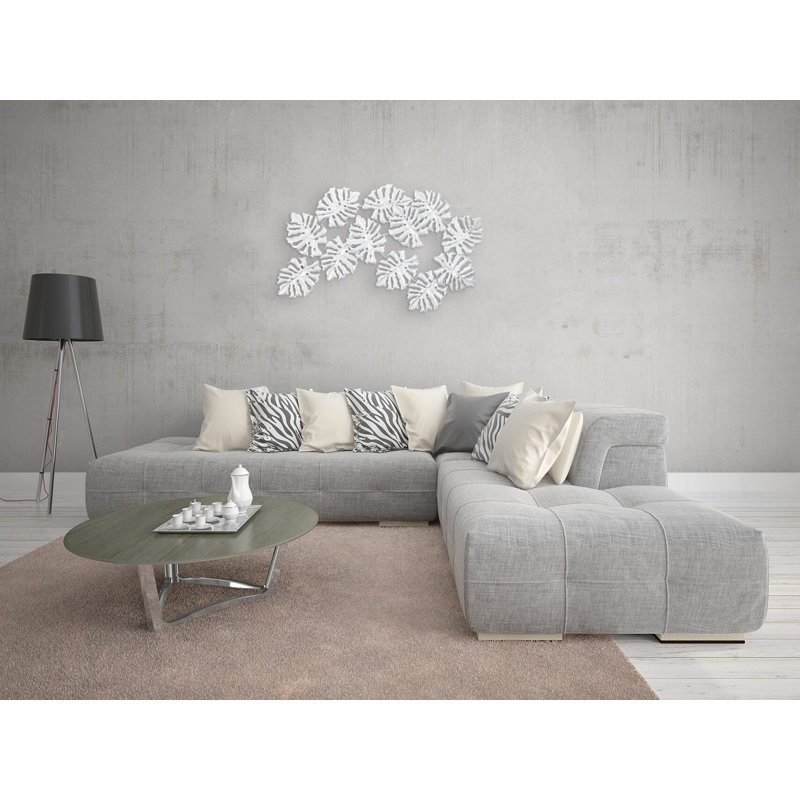 Wall sculpture Palm Leaf Ensemble