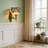 1-Light Tiffany-Style Stained Glass Wall Lamp With Bulb