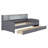 Upholstered Platform Bed With Storage And Drawers-1799692924