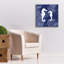  «Seahorse» par Erin Clark, art mural sur toile, 37 po x 37 po-1494737905