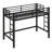 Space-Saving Loft Bed Featuring Ergonomic Climbing Ladder And Protective Railings