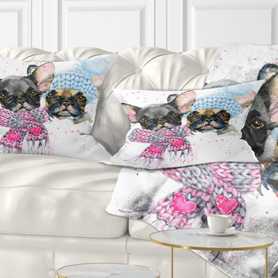 Coussin lombaire shawls décoratif avec cou animal