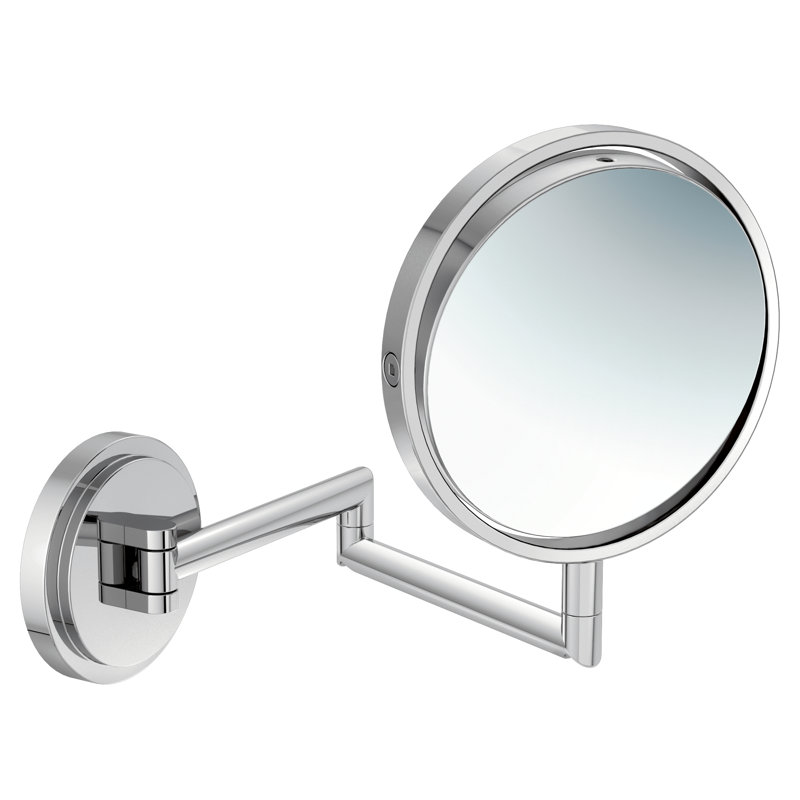 Miroir grossissant / rasoir de maquillage Arris, Chrome